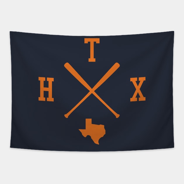 Houston HTX H-Town Baseball Fan Tee: Hit It Out of the Park, Y'all! Tapestry by CC0hort