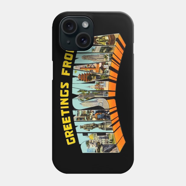 Greetings from Pennsylvania Phone Case by reapolo