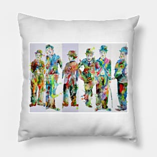 SIX TIMES CHAPLIN Pillow