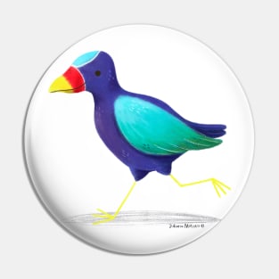 American Purple Gallinule Pin