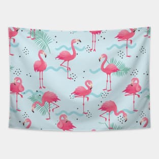 Cute Flamingos Tapestry