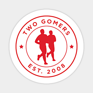 Two Gomers Red Logo Magnet