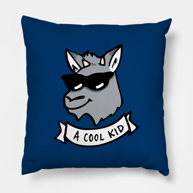 A Cool Kid Pillow by RADdoodads