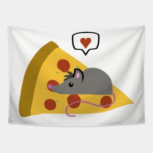 Pizza rat Tapestry