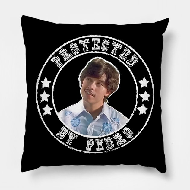 Napoleon Dynamite - Protected by Pedro - Solid Stars Pillow by Barn Shirt USA