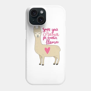 llama drama Phone Case