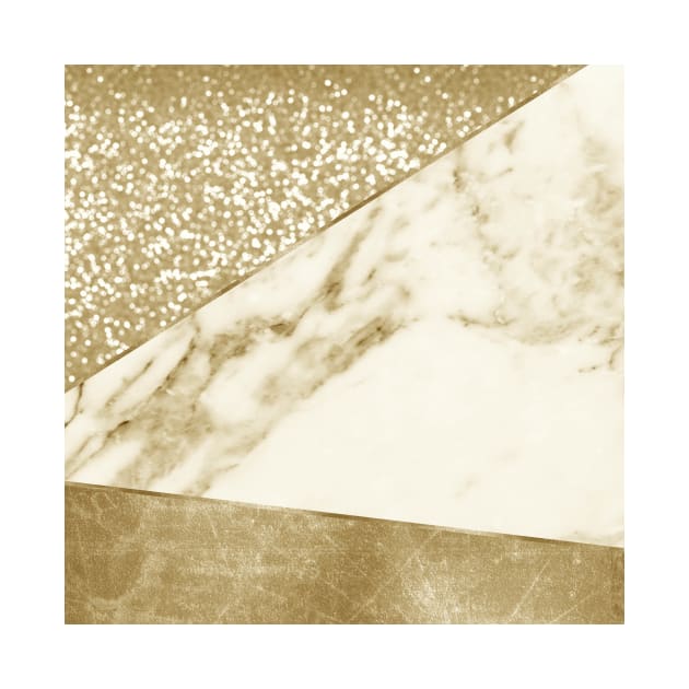 Golden jazz marble by marbleco