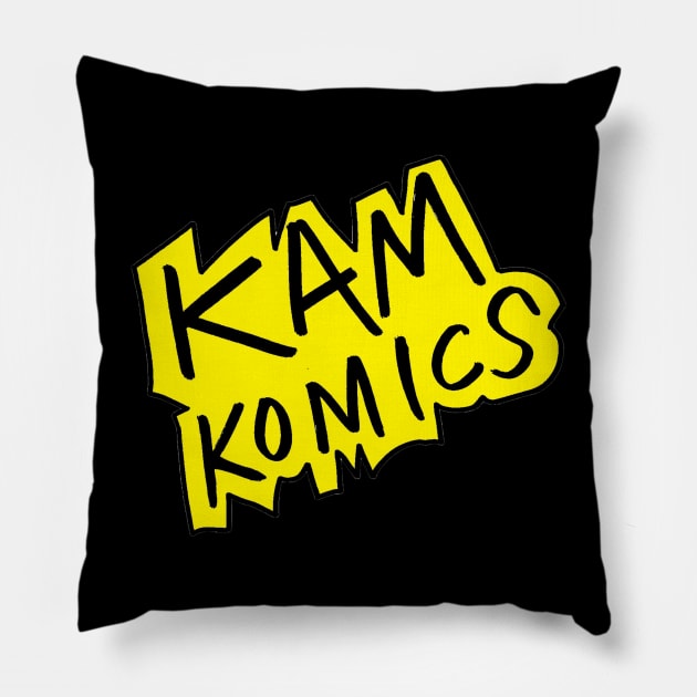 Kam Komics_art shrit Pillow by Kam Komics 