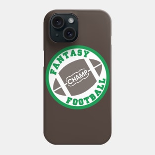 Fantasy Football Champ Circular Logo Phone Case