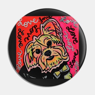 Love You Forever, Mr. Sawyer Yorkie Pin