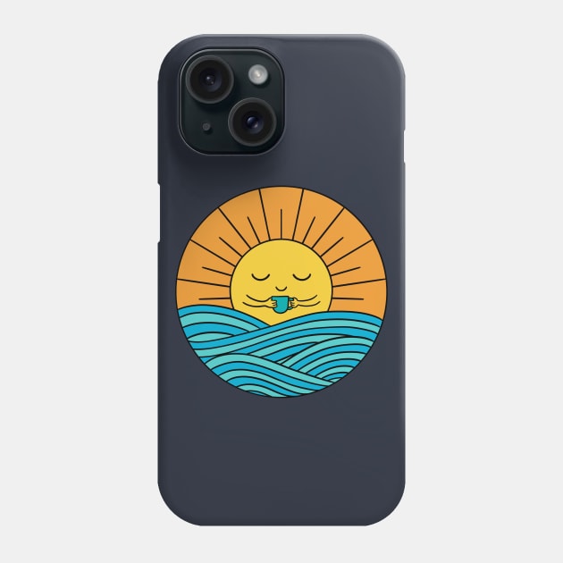 Nature sun and coffee Phone Case by coffeeman