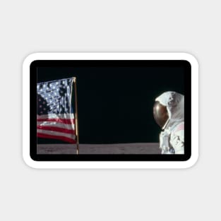 Apollo Astronaut on the Moon Magnet
