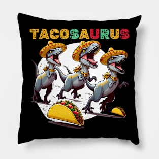 tacosaurus cinco de mayo velociraptor Pillow