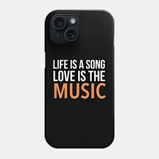 Music is life Phone Case