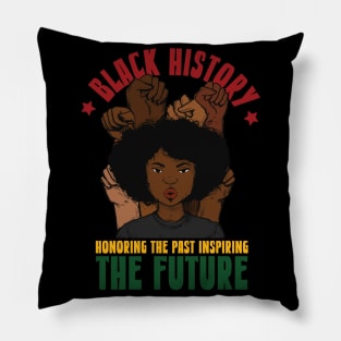 Honoring the past inspiring the future Pillow