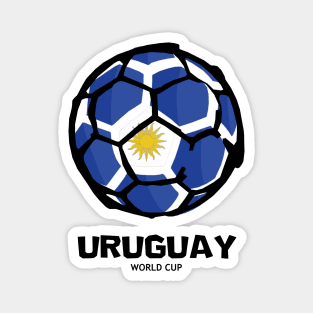 Uruguay Football Country Flag Magnet