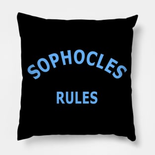 Sophocles Rules Pillow