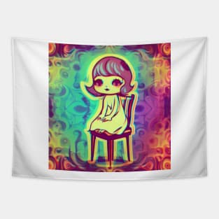 Ghost Girl Tapestry