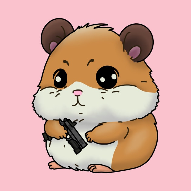 Pistol hamster by 752 Designs