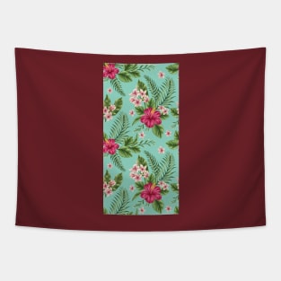 Tropical Flowers Tapestry