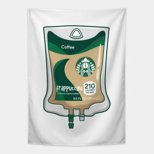 Chilled Coffee Drink IV Bag for medical and nursing students, nurses, doctors, and health workers who are coffee lovers Tapestry