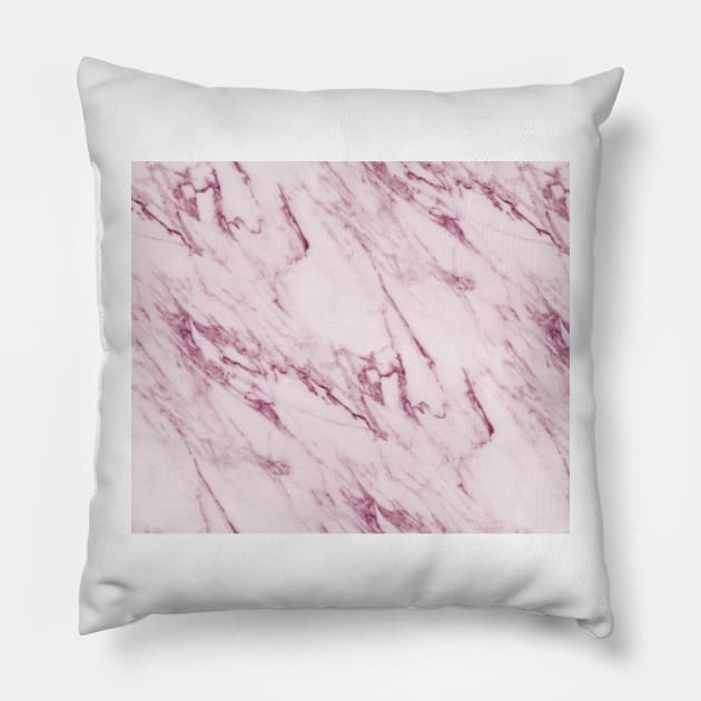 Alberta rosa marble Pillow by marbleco