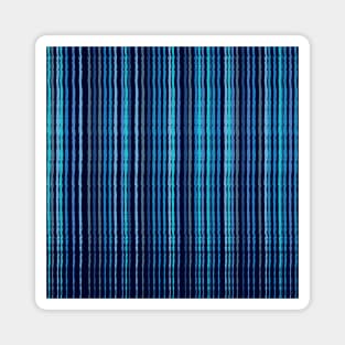 Painted Blue Lines Magnet