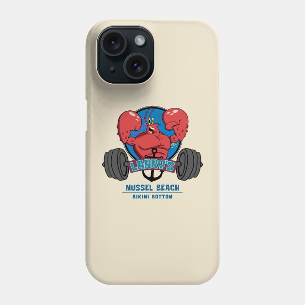 Larry's Gym at Mussel Beach Phone Case by marchofvenus