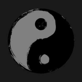 Grunge Yin Yang T-Shirt