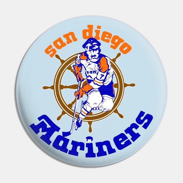 Defunct San Diego Mariners Hockey Pin by LocalZonly