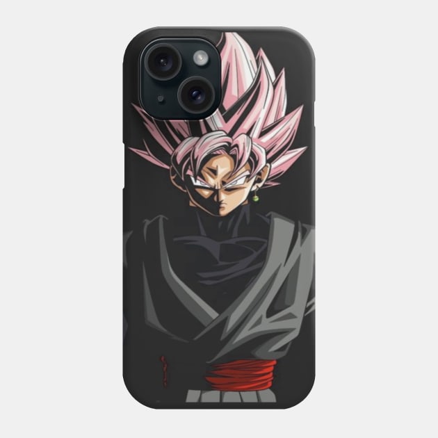 Goku Black of DB Super Phone Case by phxaz