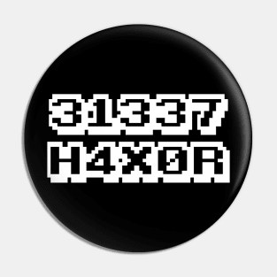 31337 H4X0R Pin