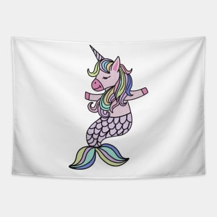 Unicorn, Mermaid, Cute Unicorn Lover Tapestry