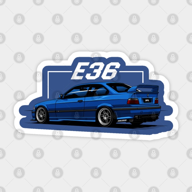 BMW M3 E36 - Car - Sticker