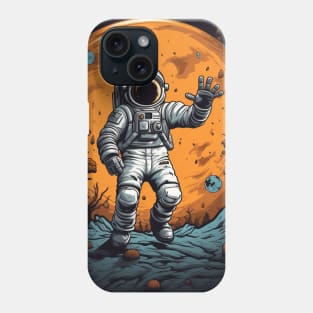 astronaut halloween Phone Case