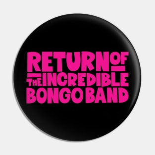 Vintage Funk - The Incredible Bongo Band Tribute Art Pin