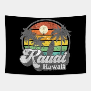 Kauai Beach Hawaii Surf Hawaiian Surfing 70'S Tapestry