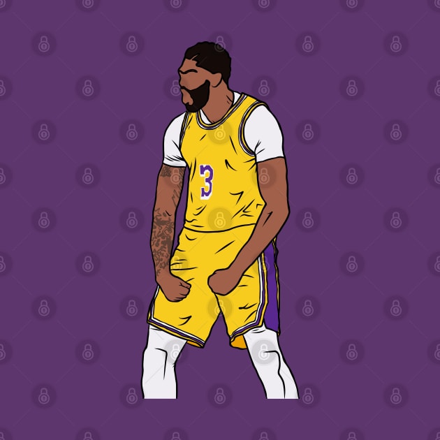 Anthony Davis Celebration by rattraptees