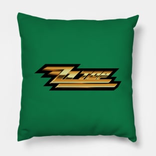 ZZ TOP Logo Gold Pillow