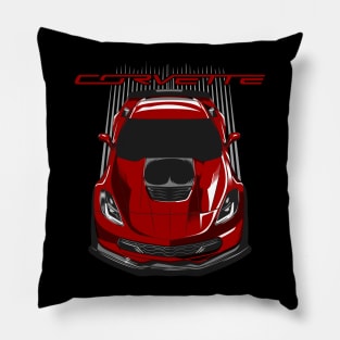 Corvette C7 Z06 - Long Beach Red Pillow