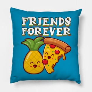 Funny Friends Pineapple Pizza Pillow