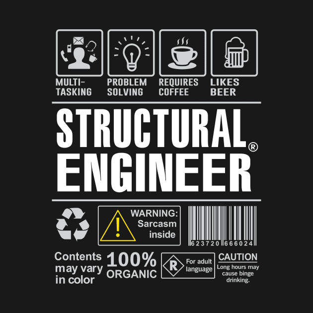 Warning Structural Engineer Shirt Funny Gift for Structural Engineer by bestsellingshirts