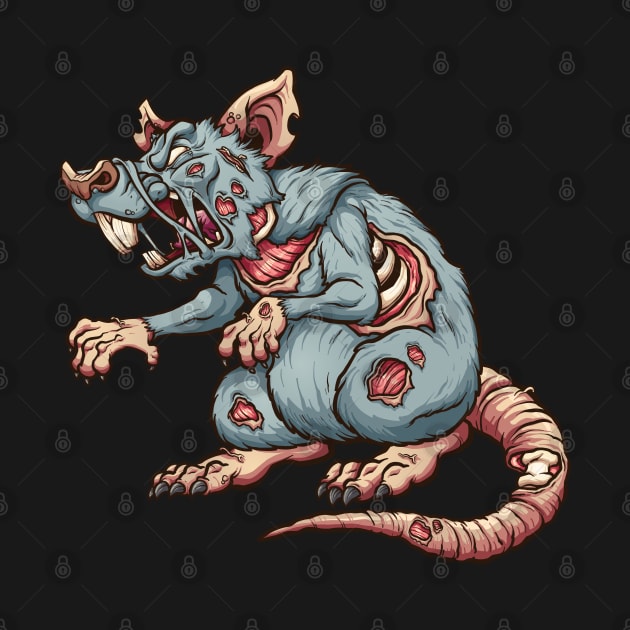 Zombie rat by memoangeles