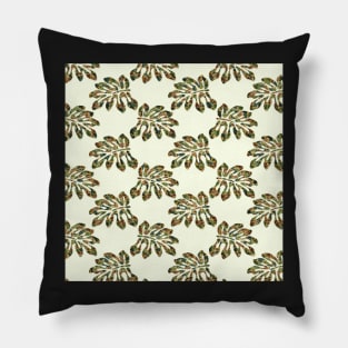 Camouflage Tropical Leaf Pillow