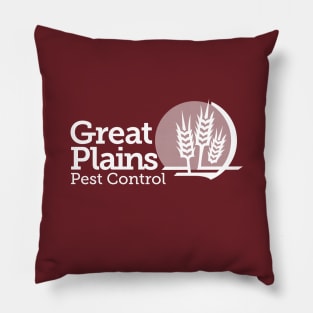 Great Plains - White Logo Pillow