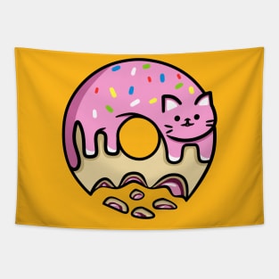 Donut cat Tapestry