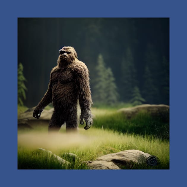 Sasquatch in Nature by Grassroots Green