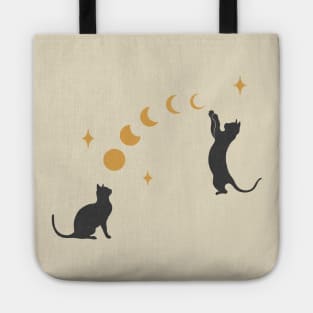 Cat and Moon #1 Tote