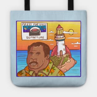 Stanley Hudson & his decommissioned lighthouse Tote