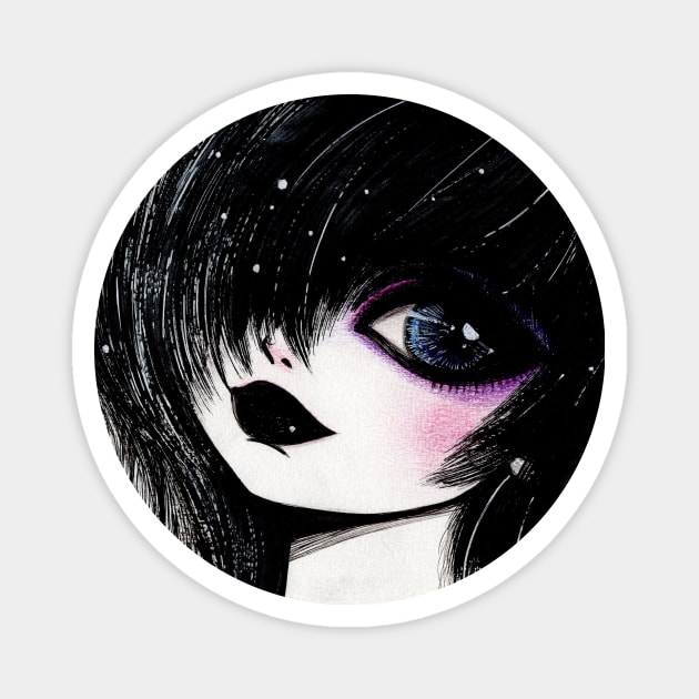 Cute Goth Girl - Cute Girls - Magnet